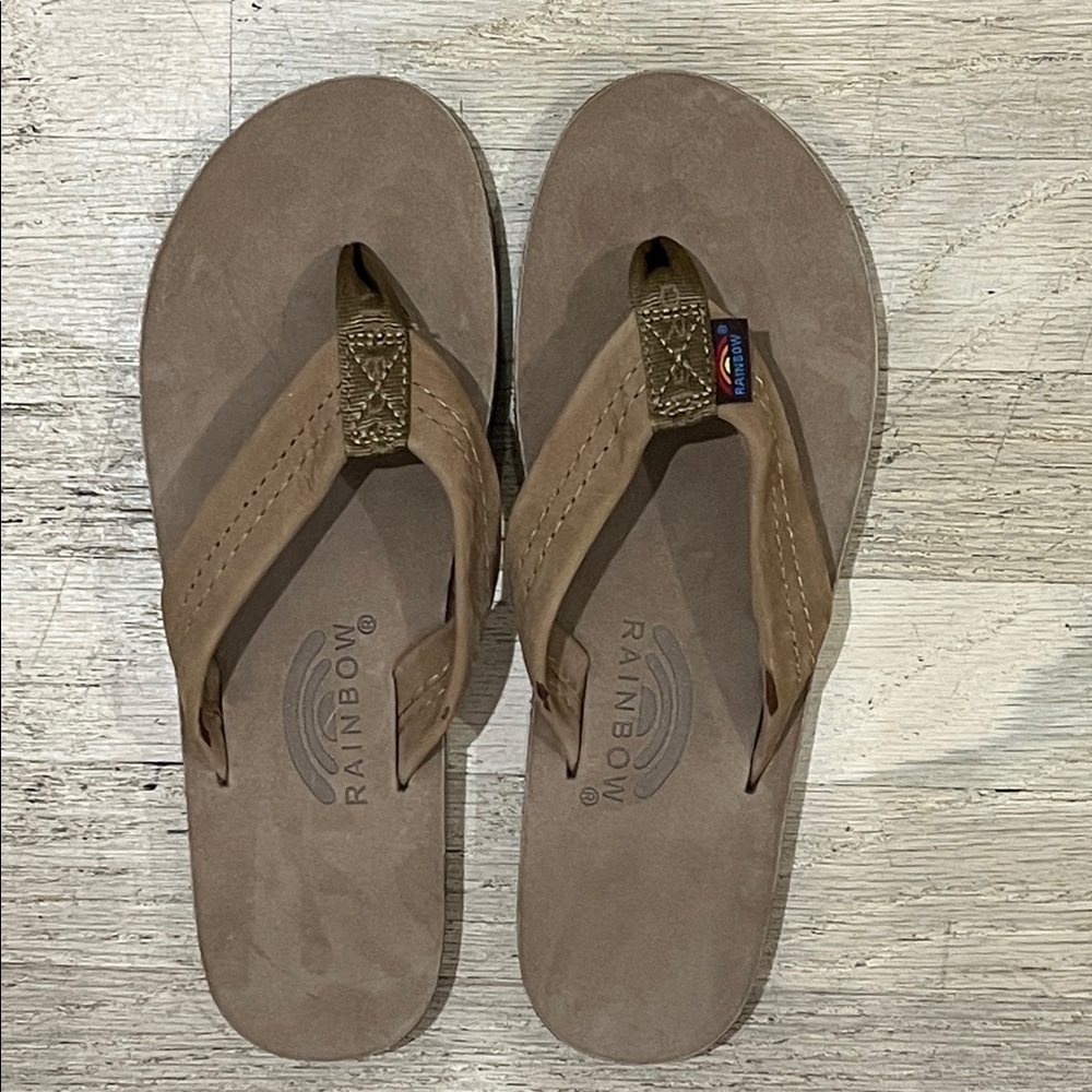 Rainbow Women's Brown Flip-Flops